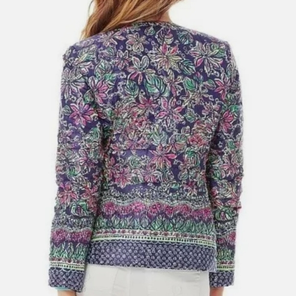 LILLY PULITZER Lilah Reversible Down Jacket NWOT. Size S - Picture 4 of 16